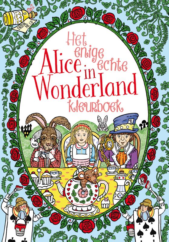 Omslag van Het enige echte Alice in Wonderland kleurboek