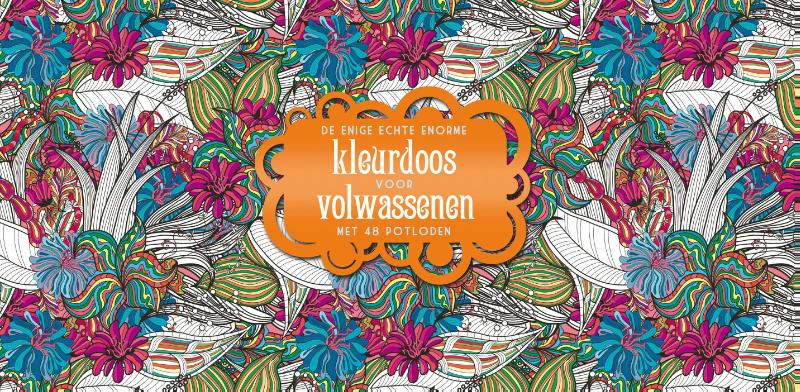 Omslag van De enige echte enorme kleurdoos voor volwassenen