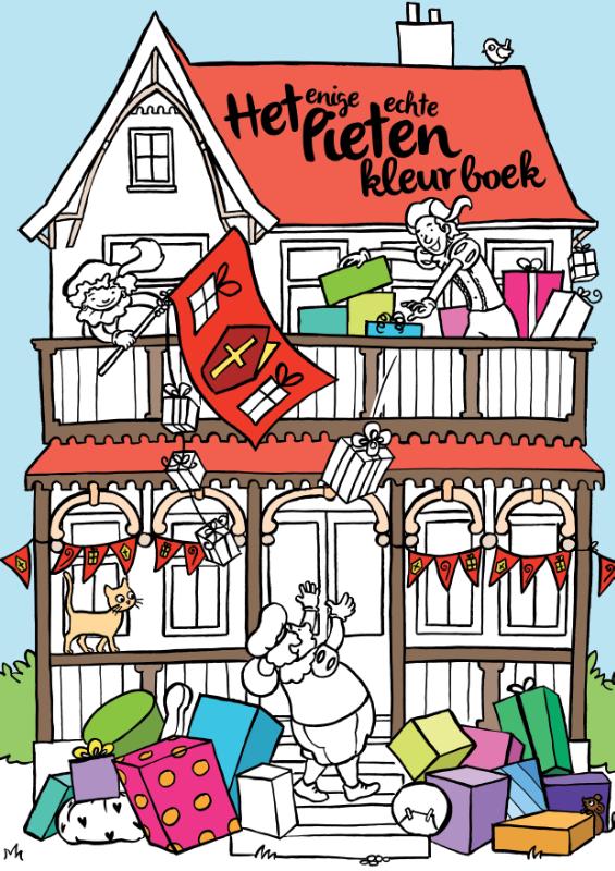 Omslag van Het enige echte pieten kleurboek