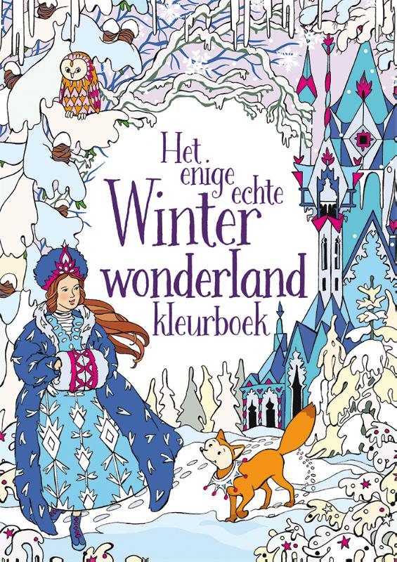 Omslag van Het enige echte winter wonderland kleurboek