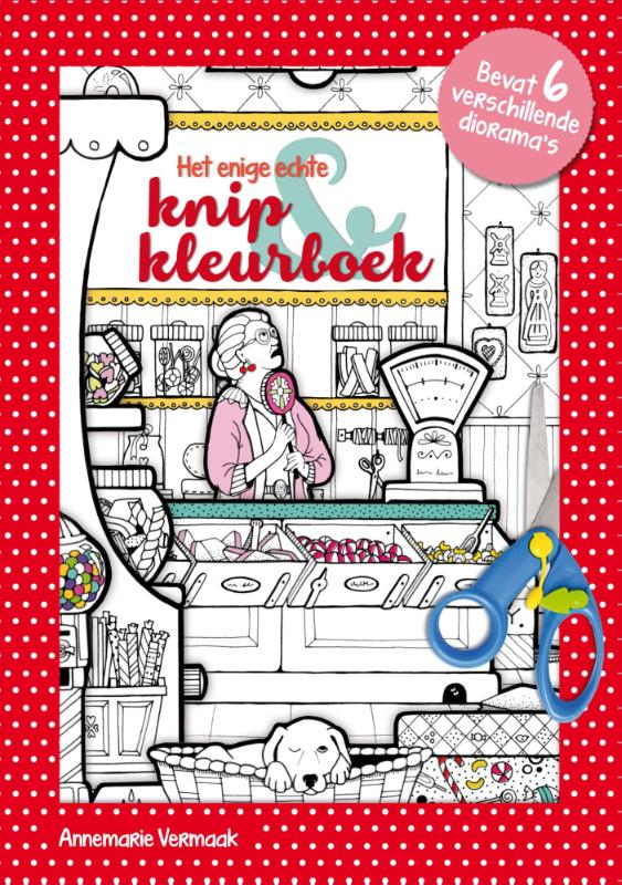 Omslag van Het enige echte knip & kleurboek