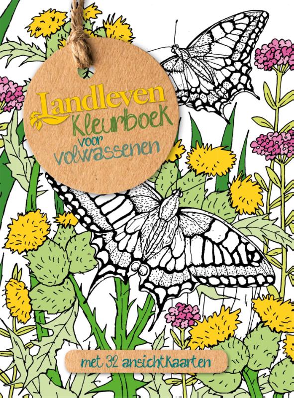 Omslag van Landleven kleurboek