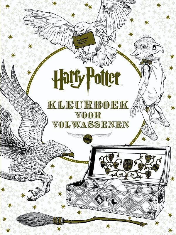 Omslag van Harry Potter kleurboek voor volwassenen