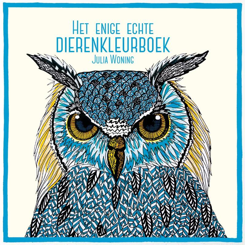 Omslag van Het enige echte dierenkleurboek
