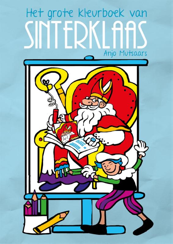 Omslag van Het grote kleurboek van Sinterklaas