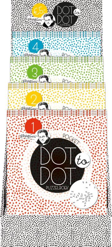 Omslag van Dot to dot puzzelboek pocket (Display 4 x 4 ex.)