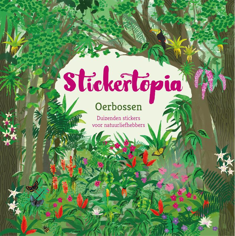 Omslag van Stickertopia Oerbossen