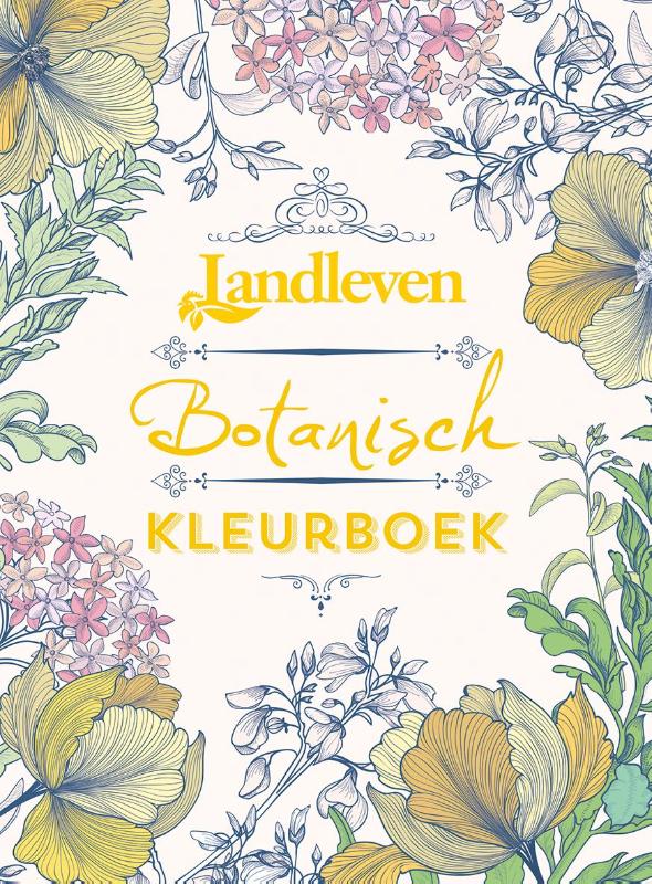 Omslag van Landleven botanisch kleurboek