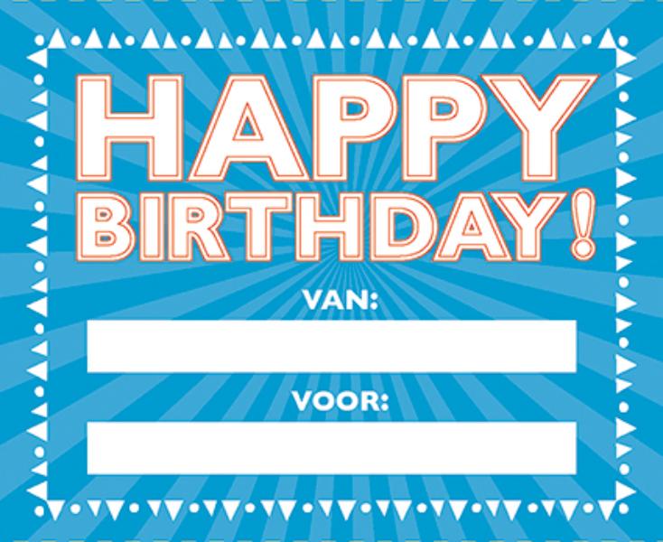 Omslag van Happy birthday!