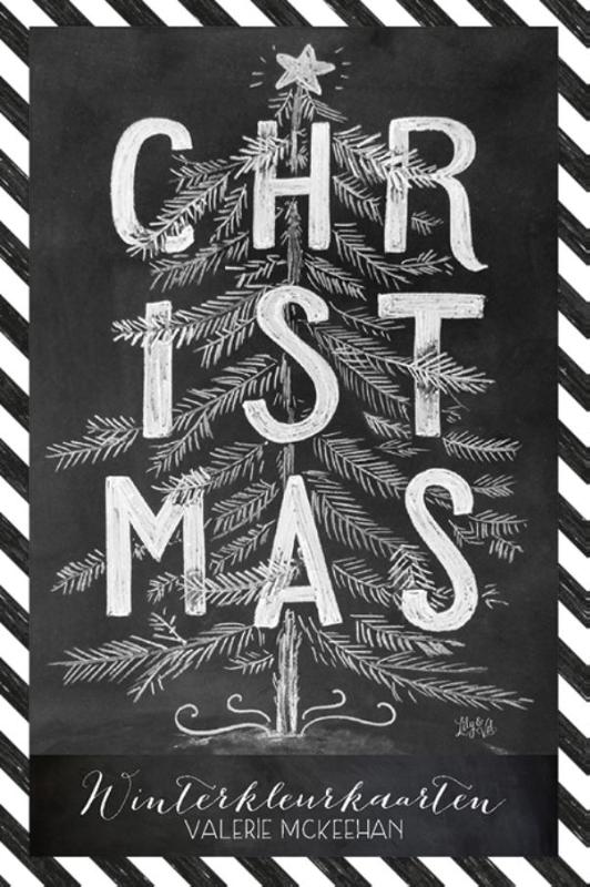 Omslag van Christmas winterkleurkaarten