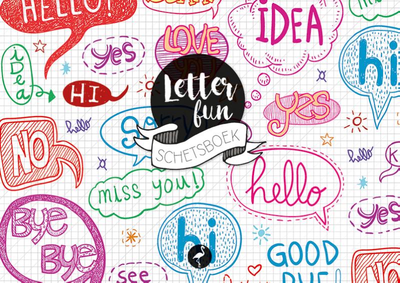 Omslag van Letterfun schetsboek