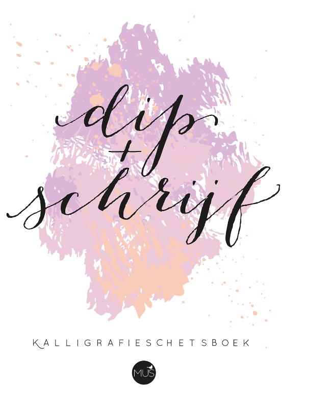 Omslag van Dip & schrijf kalligrafieschetsboek