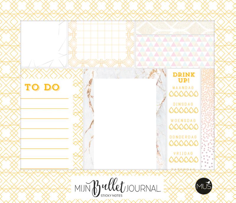 Omslag van Mijn bullet journal - sticky notes