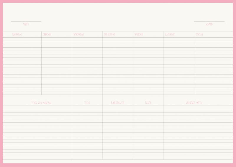 Omslag van F&B Bureauplanner