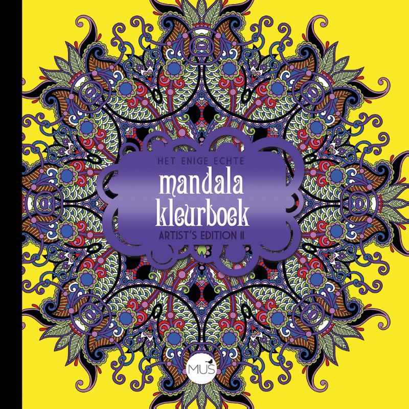 Omslag van Het enige echte mandala kleurboek Artist Edition II