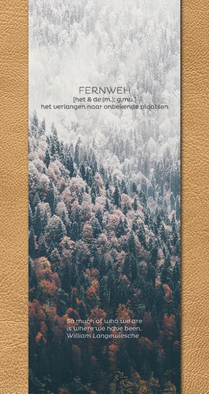 Omslag van Fernweh Travel Notebook brown