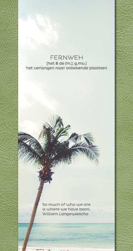 Omslag van Fernweh Travel Notebook green