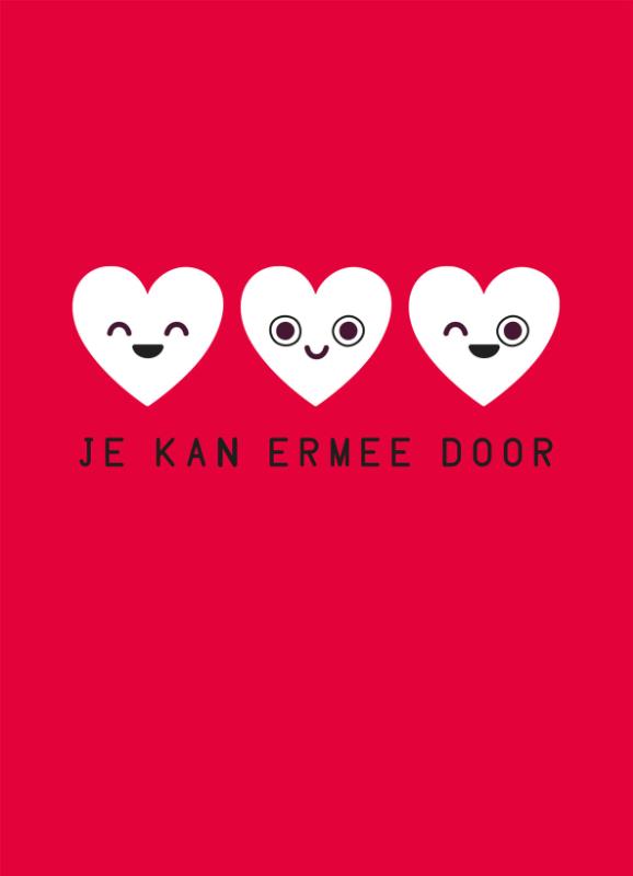 Omslag van Je kan ermee door