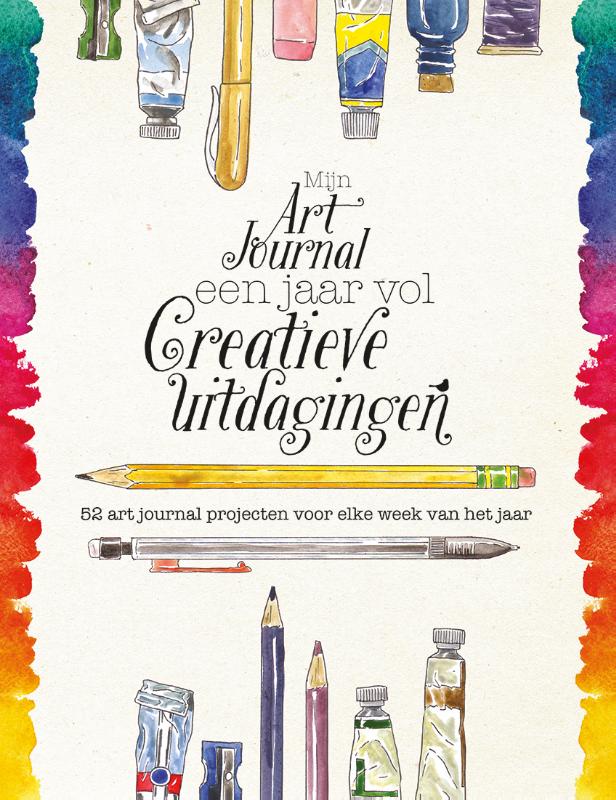 Omslag van Mijn art journal een jaar vol creatieve uitdagingen