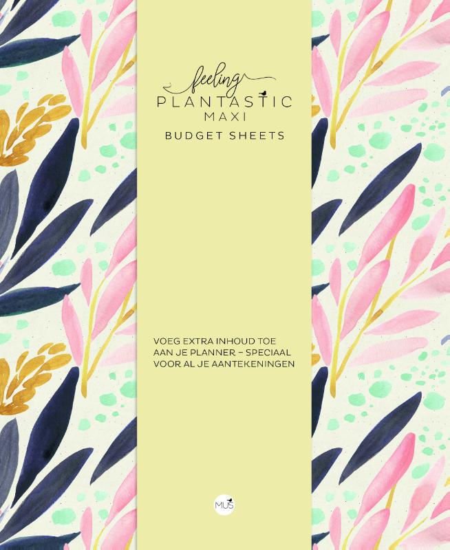 Omslag van Budget sheets MAXI - Feeling Plantastic