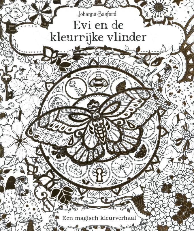 Omslag van Evi en de kleurrijke vlinder