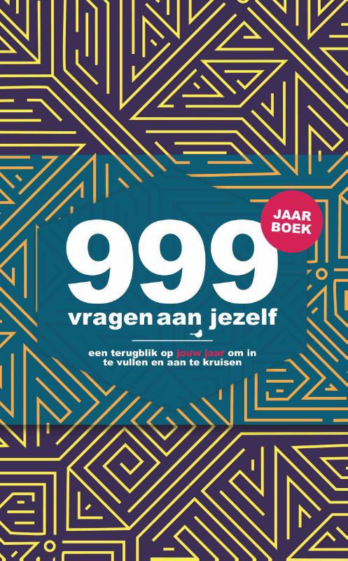 Omslag van 999 vragen aan jezelf jaarboek