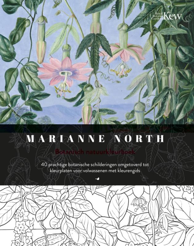 Omslag van Marianne North Botanisch natuurkleurboek