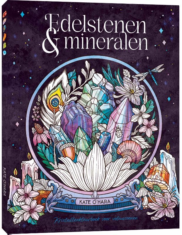Omslag van Edelstenen & mineralen kleurboek