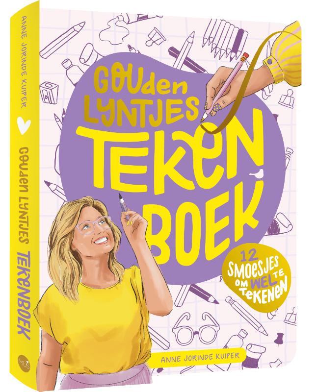 Omslag van Gouden lijntjes tekenboek
