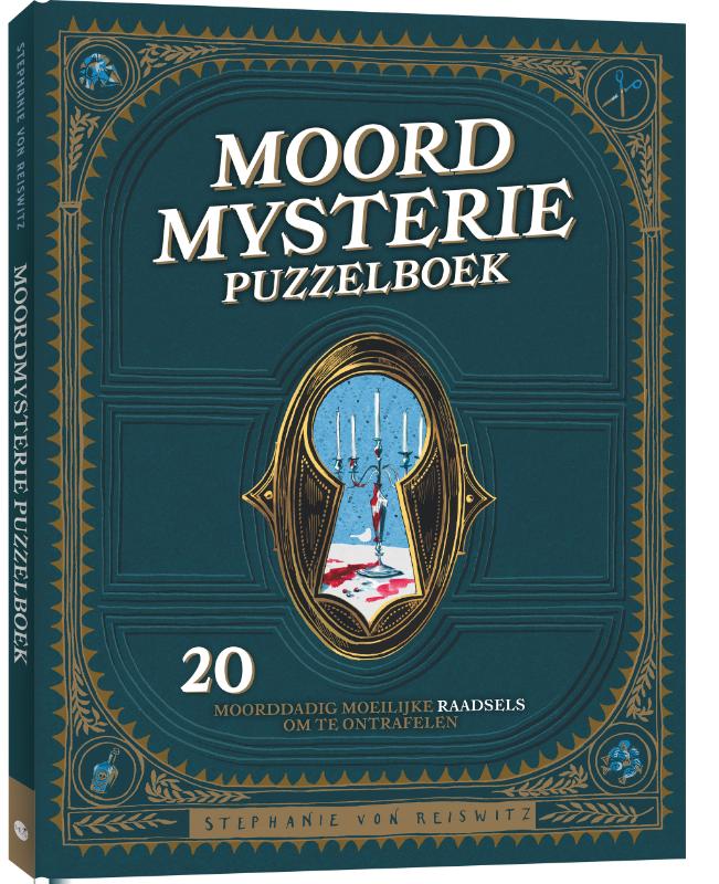 Omslag van Moordmysterie puzzelboek