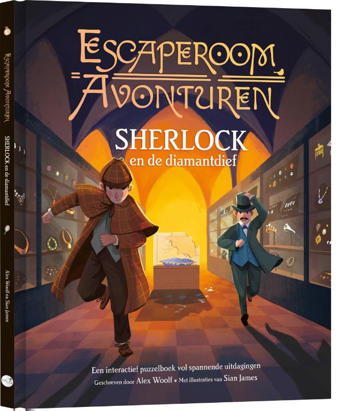 Omslag van Escape Room Avonturen: Sherlock en de diamantdief