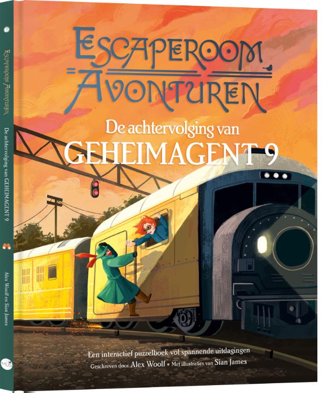 Omslag van Escaperoom avonturen: de achtervolging van Geheimagent 9