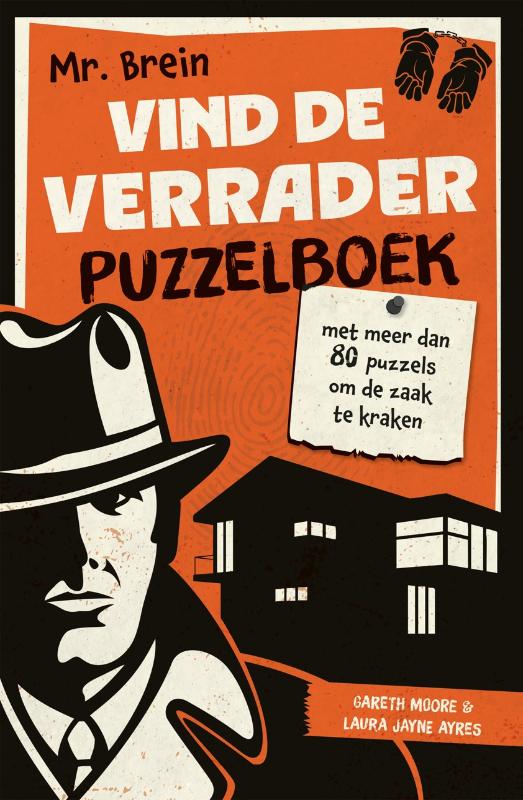 Omslag van Mr. Brein vind de verrader puzzelboek