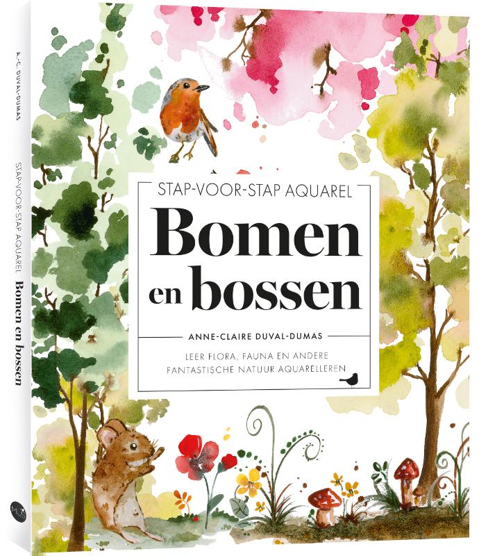 Omslag van Stap-voor-stap-aquarel: Bomen en bossen