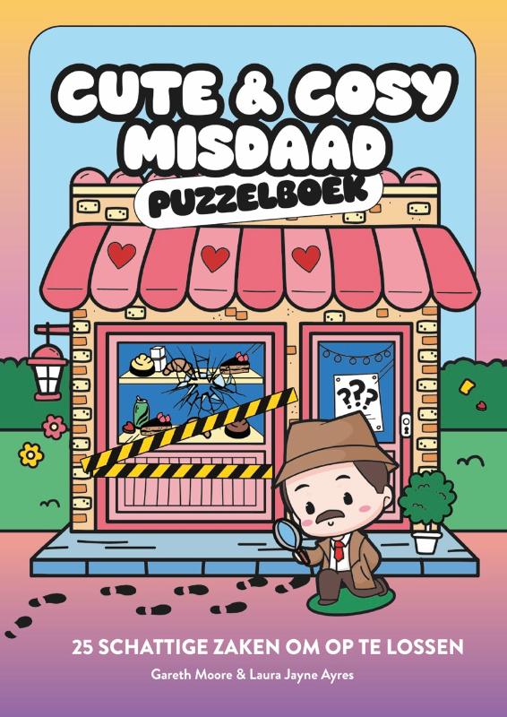 Omslag van Cute & Cosy Misdaadpuzzelboek