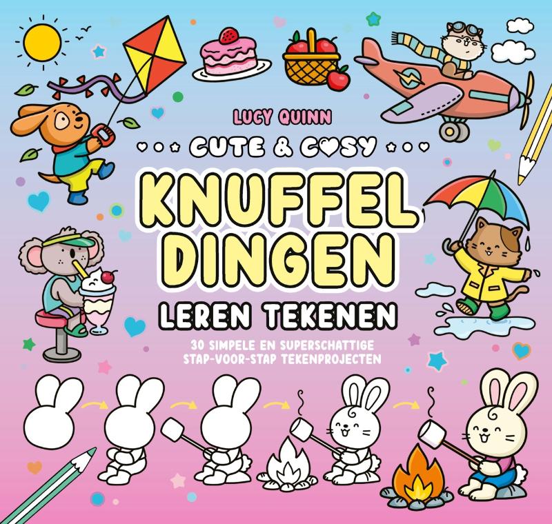 Omslag van Cute & Cosy leren tekenen
