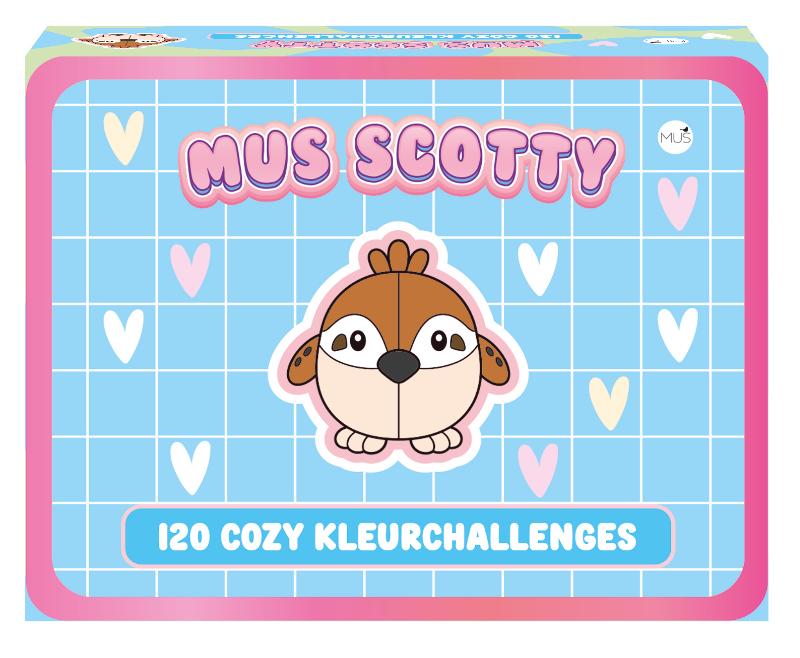 Omslag van MUS Scotty - 120 cozy kleurchallenges