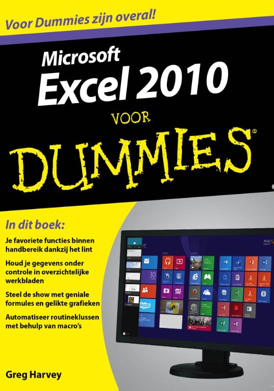 Omslag van Excel 2010 voor Dummies