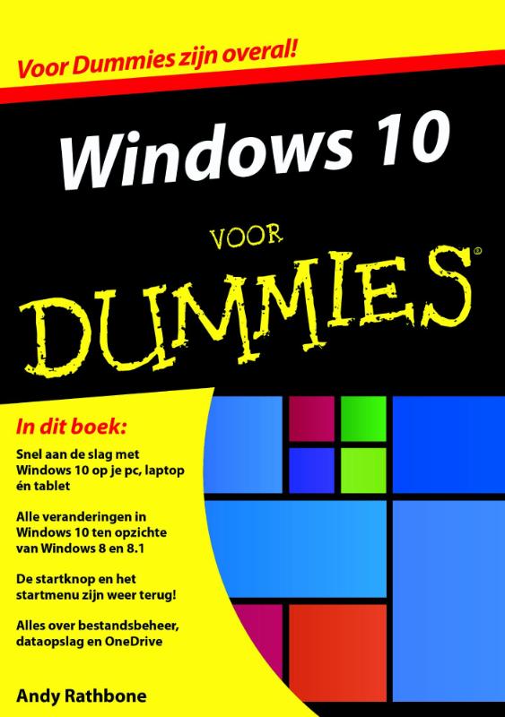 Omslag van Windows 10 voor Dummies