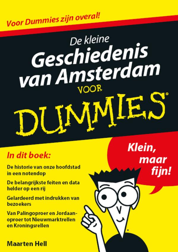Omslag van De kleine geschiedenis van Amsterdam voor dummies