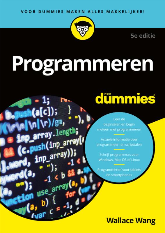 Omslag van Programmeren voor Dummies