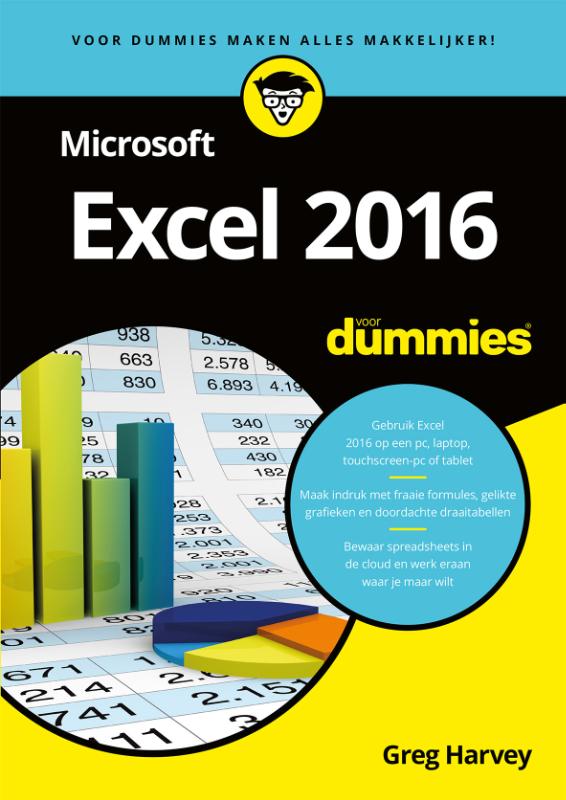 Omslag van Microsoft Excel 2016 voor Dummies
