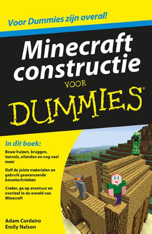 Omslag van Minecraft constructie voor Dummies