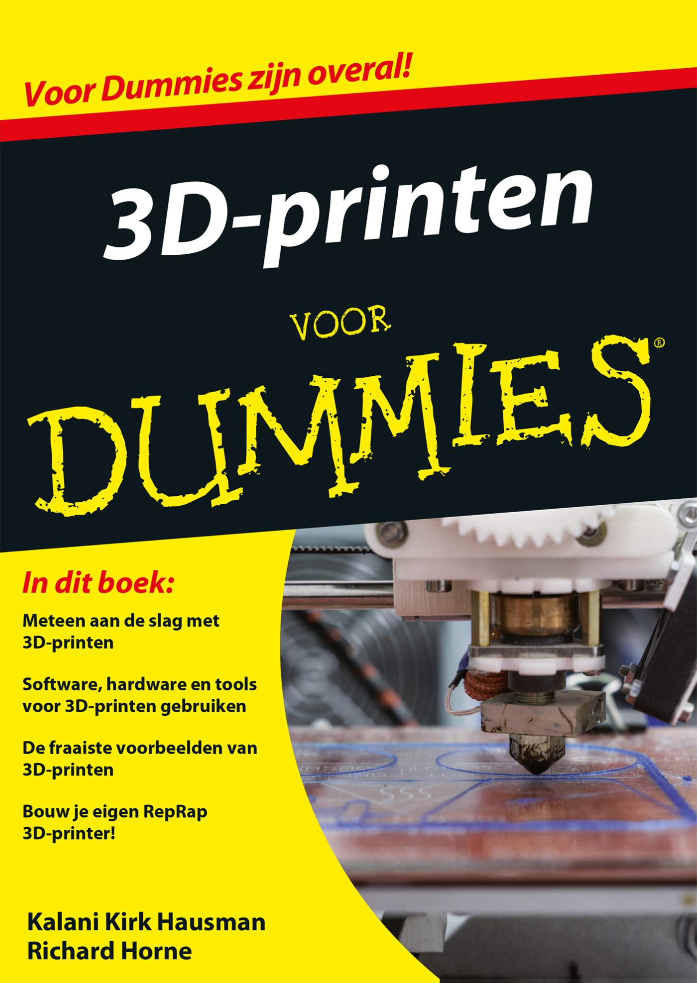 Omslag van 3D-printen voor Dummies