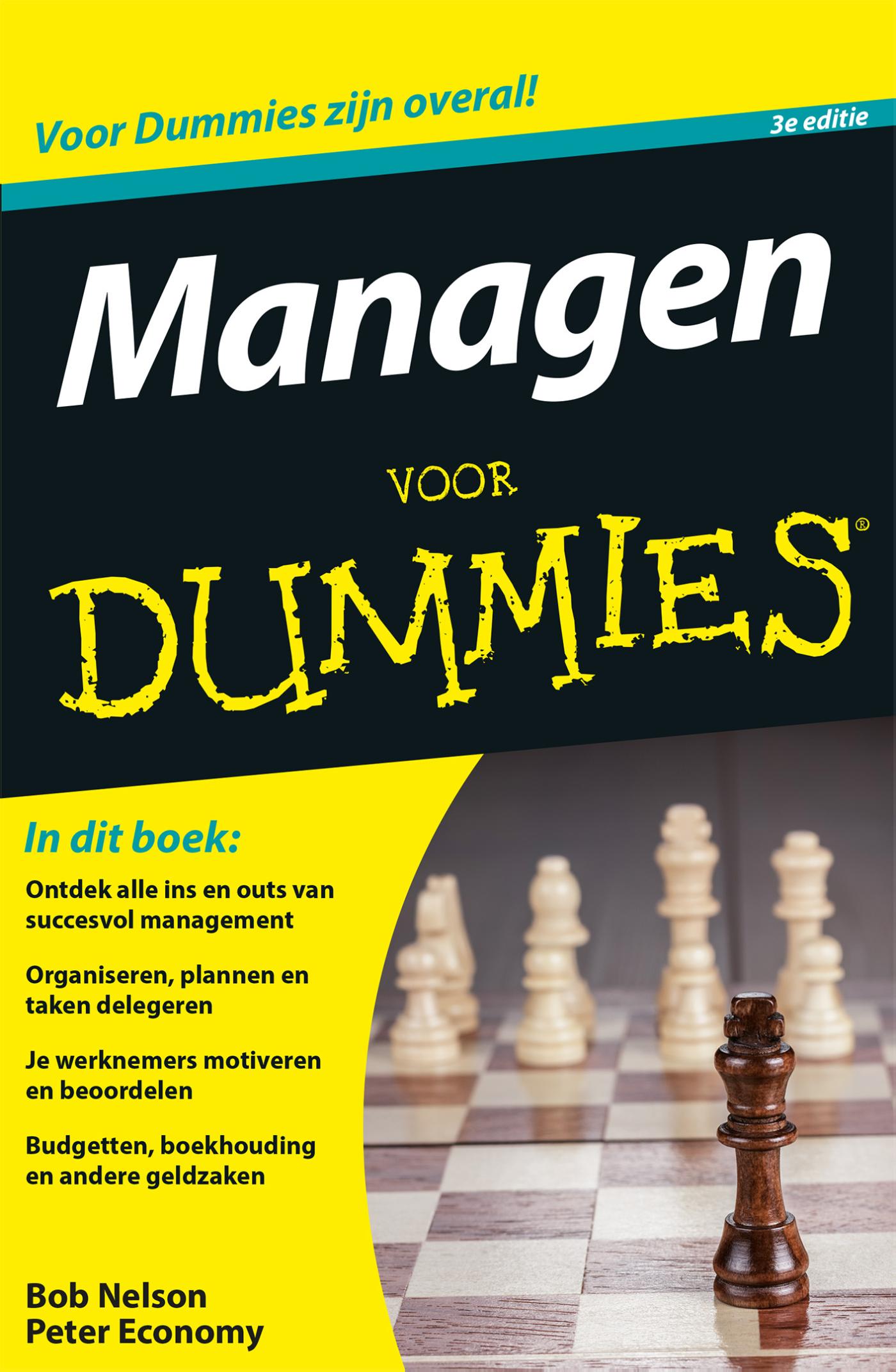 Omslag van Managen voor Dummies