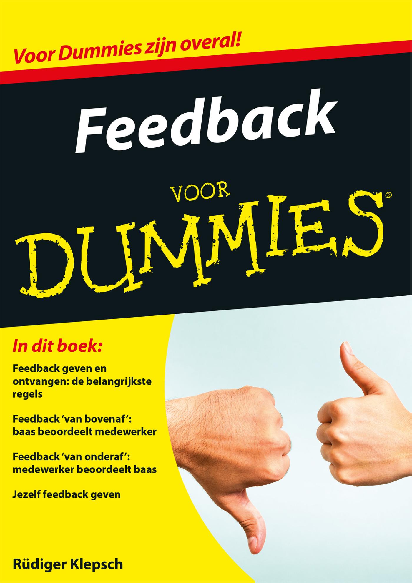 Omslag van Feedback voor Dummies