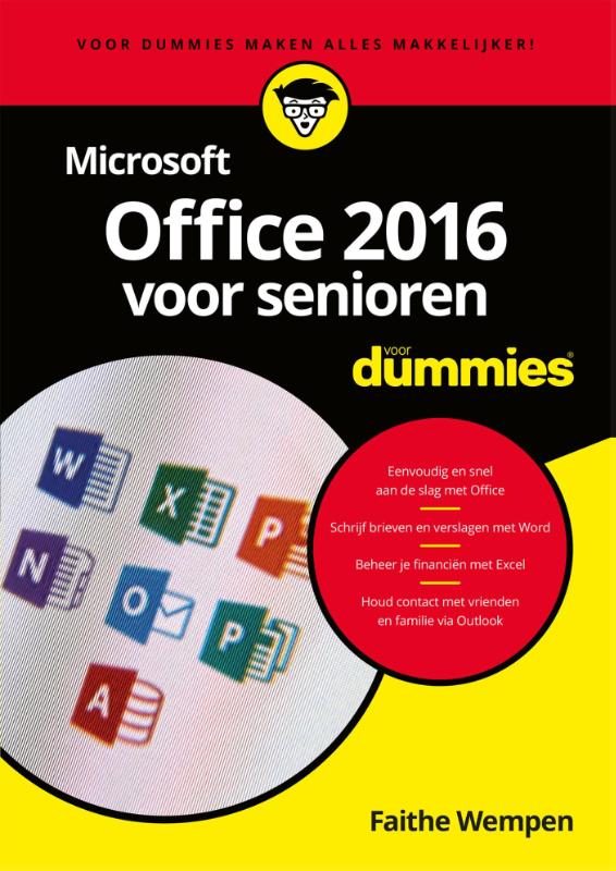 Omslag van Microsoft Office 2016 voor senioren voor Dummies