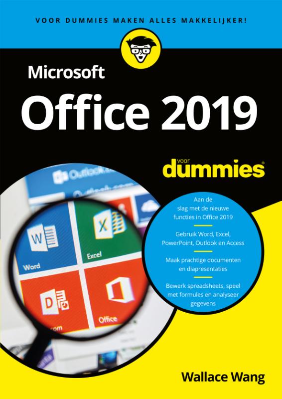 Omslag van Microsoft Office 2019 voor Dummies