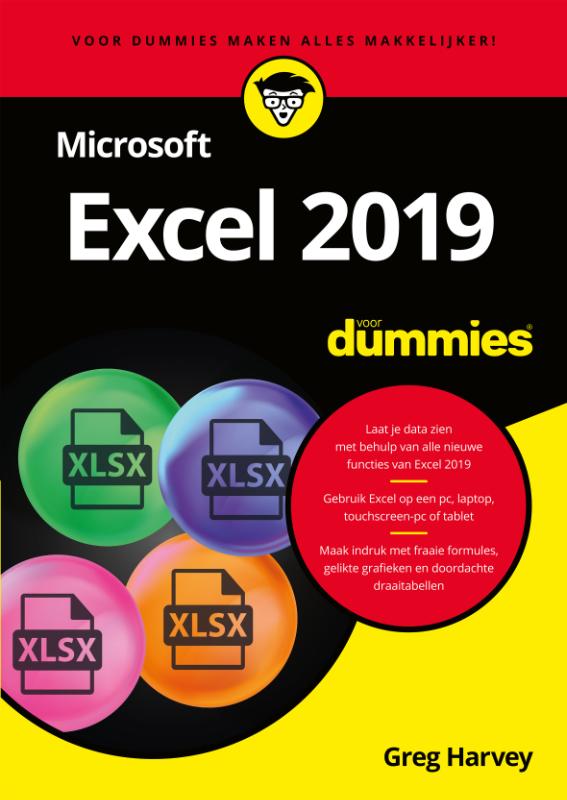 Omslag van Microsoft Excel 2019 voor Dummies
