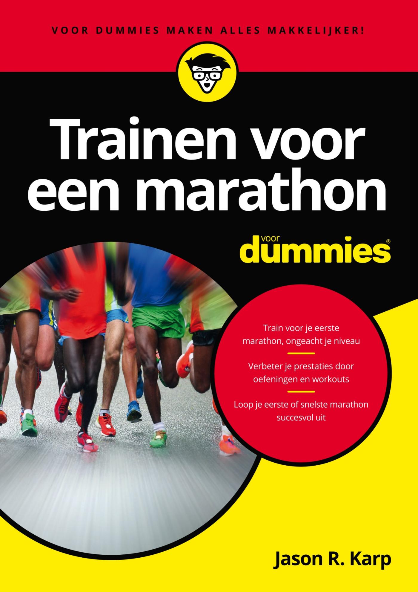 Omslag van Trainen voor een marathon voor Dummies